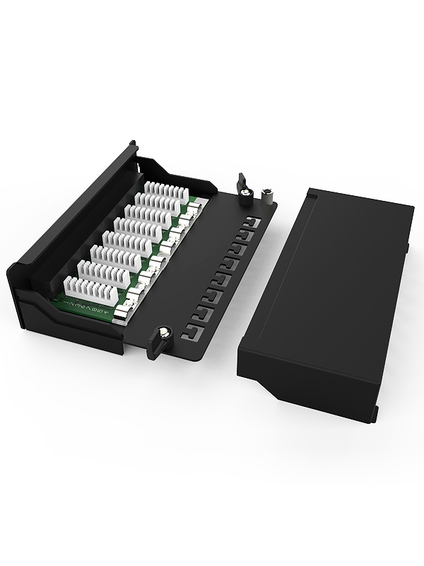 1U8口-防塵網(wǎng)絡配線架