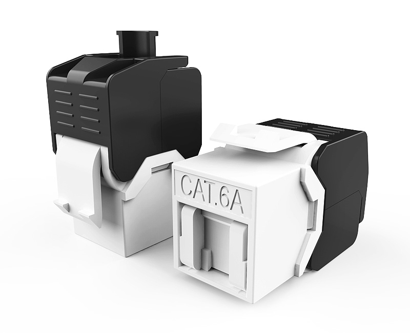 英曼-超六類/防塵/免打網絡模塊Keystone Jack