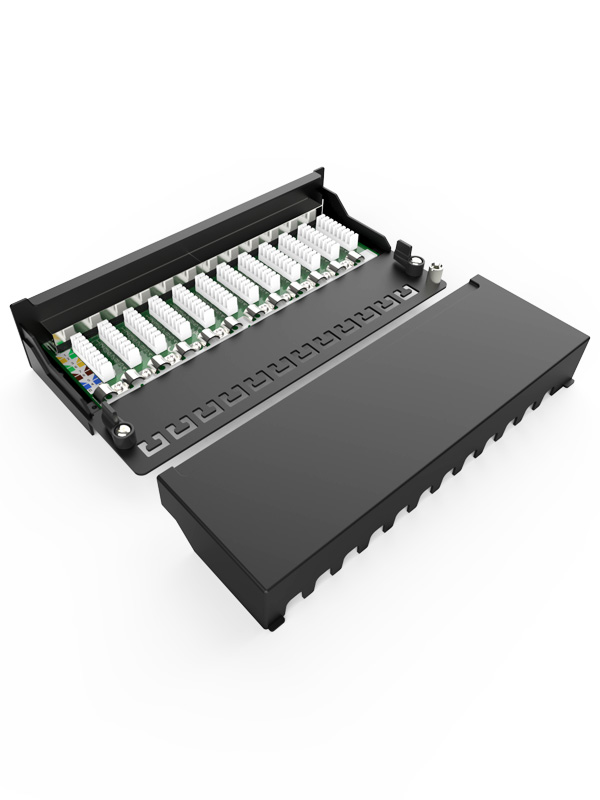 1U12口-防塵網(wǎng)絡配線架