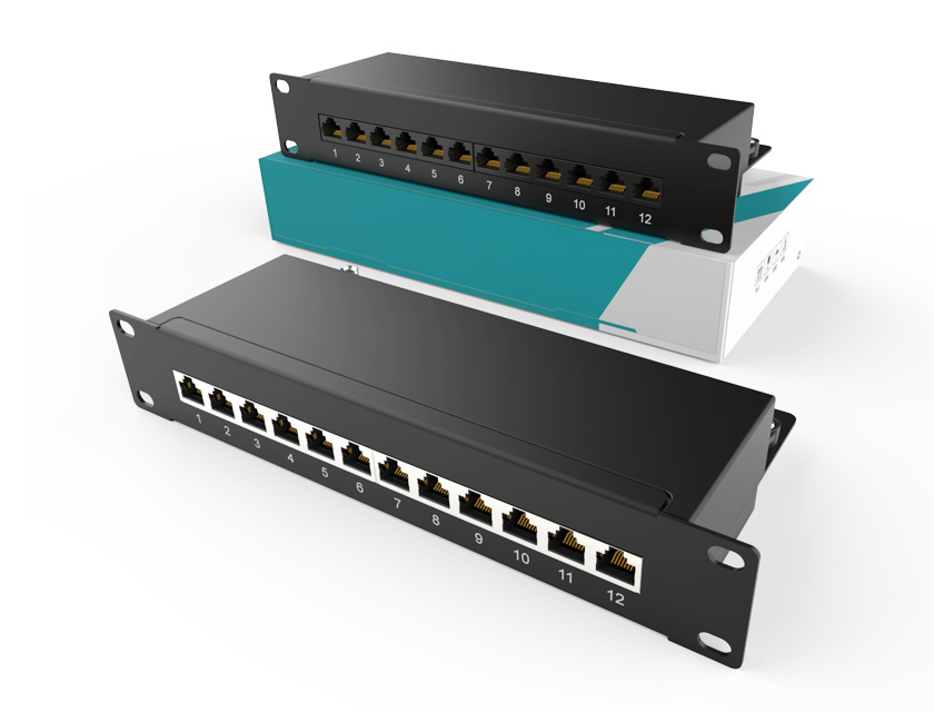 1U12口-英曼網(wǎng)絡(luò)配線架的分類及區(qū)別