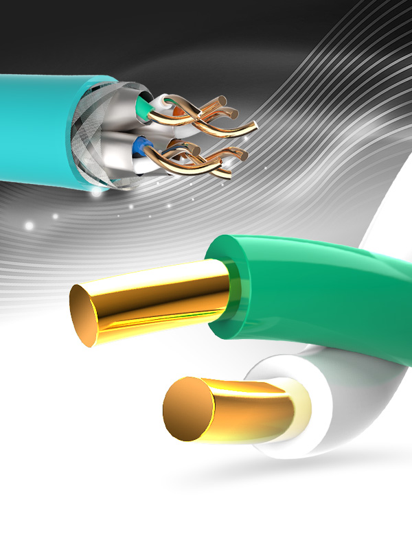 七類(lèi)-萬(wàn)兆雙屏蔽工程網(wǎng)線(xiàn)（SFTP）