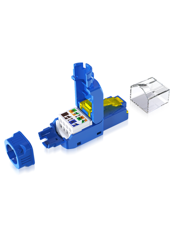 超短免打水晶頭