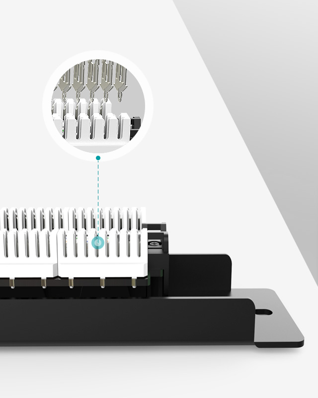 1U8口-弱電款網(wǎng)絡(luò)配線架